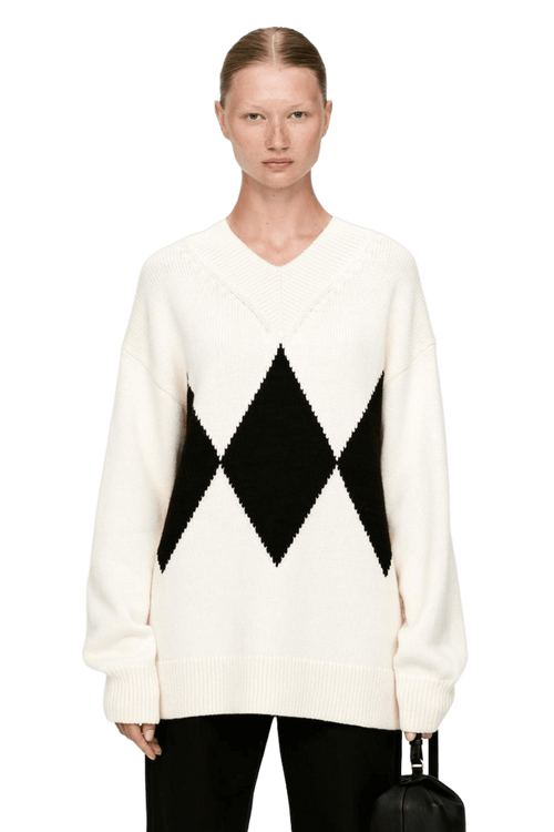 <tc>Arket</tc> Jersey holgado de lana y algodón para mujer