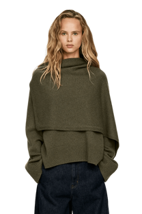 Arket Women's Wool Scarf Jumper