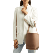 The Row Medium N/S Park Tote Bag in Leather