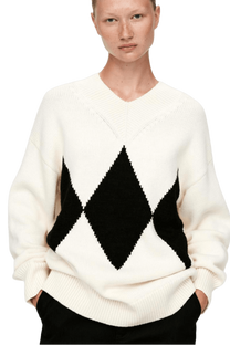 <tc>Arket</tc> Jersey holgado de lana y algodón para mujer