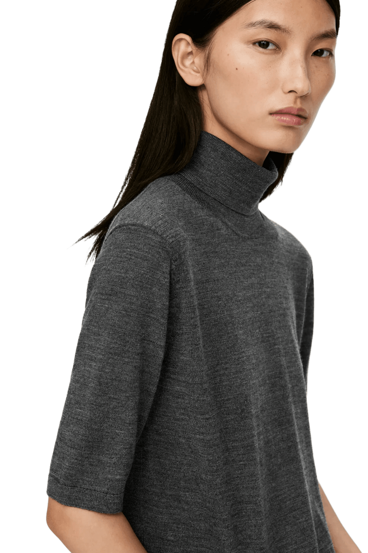 <tc>Arket</tc> Jersey de cuello alto y manga corta para mujer