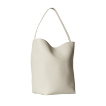 The Row Large N/S Park Tote Bag in Leather