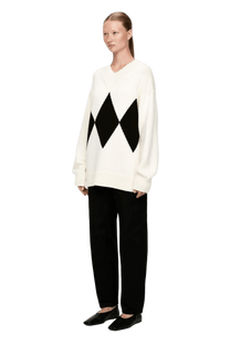 <tc>Arket</tc> Jersey holgado de lana y algodón para mujer