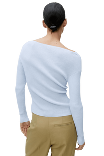 <tc>Arket</tc> Top de canalé con cuello barco para mujer