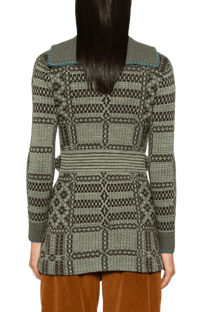 <tc>Ralph Lauren</tc> Cárdigan de jacquard con cinturón para mujer