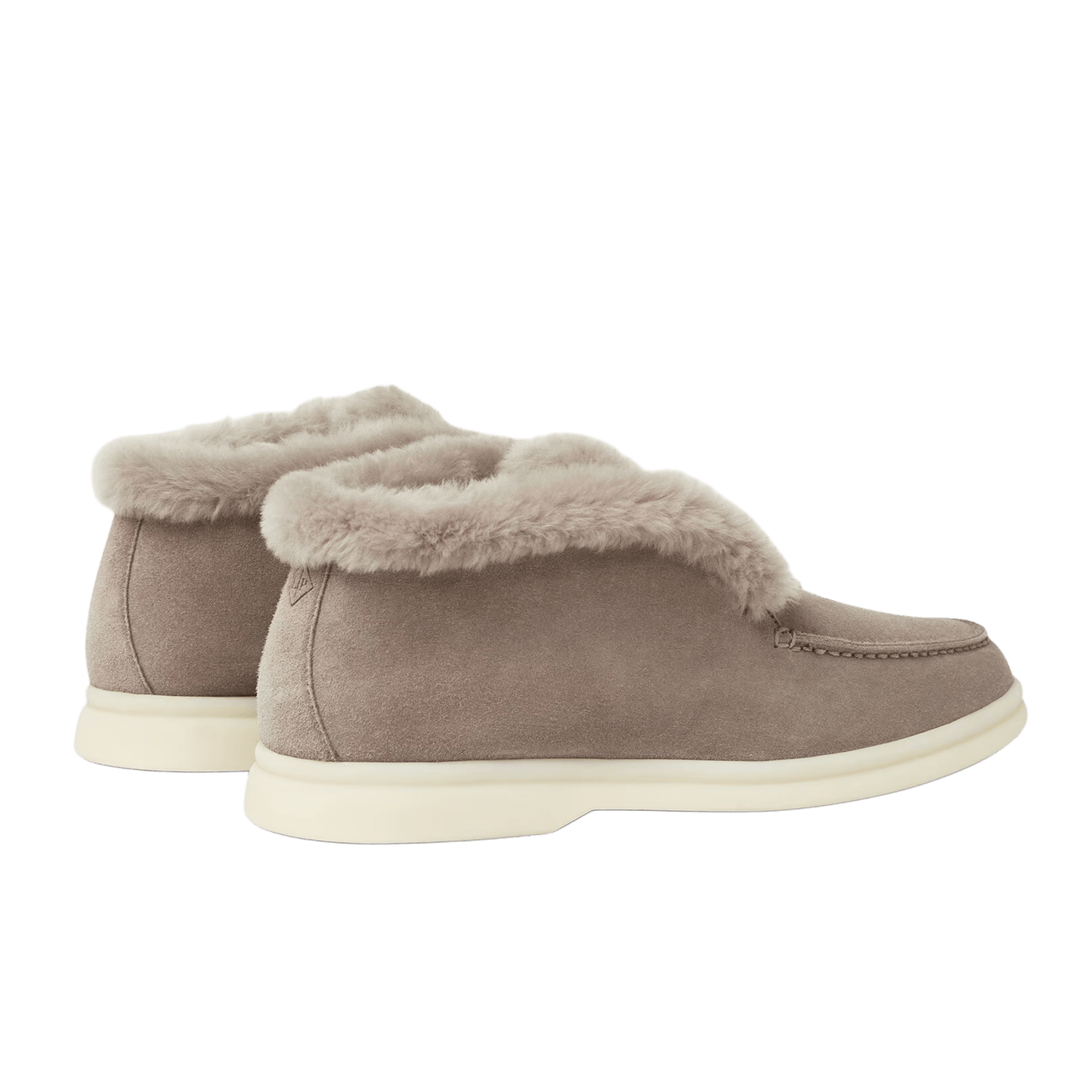 Loro Piana Women's Open Walk Ankle Boot (Suede with Beaver Fur)