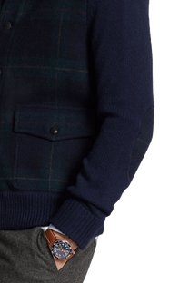 <tc>Ralph Lauren</tc> Cárdigan de lana a cuadros escoceses The Polo para hombre