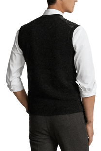 <tc>Ralph Lauren</tc> Chaleco de lana con rombos para hombre