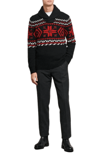 <tc>Ralph Lauren</tc> Suéter de algodón con copos de nieve para hombre