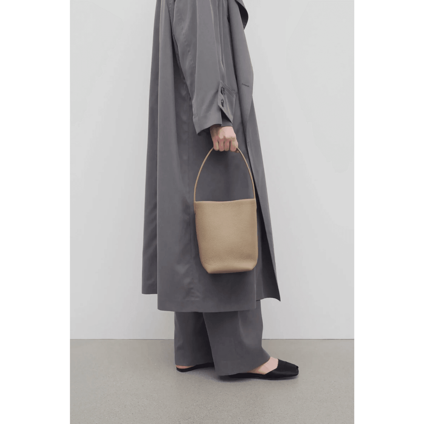 The Row Small N/S Park Tote Bag in Leather