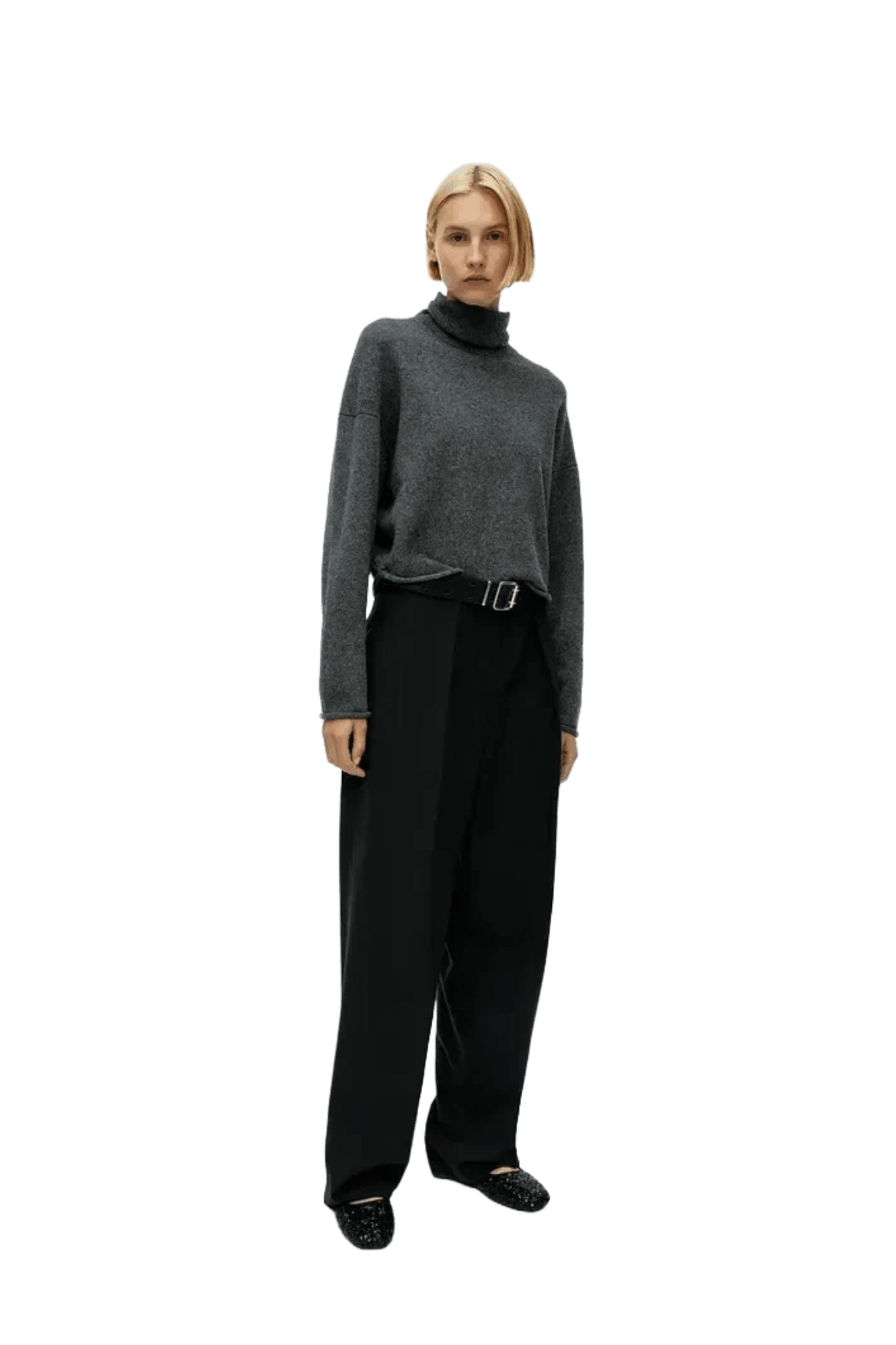 <tc>Arket</tc> سترة صوفية نسائية برقبة عالية