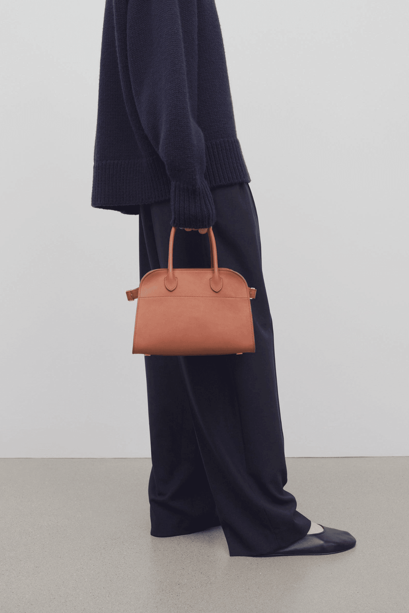 <tc>The Row</tc> Bolso Margaux 10 suave de piel