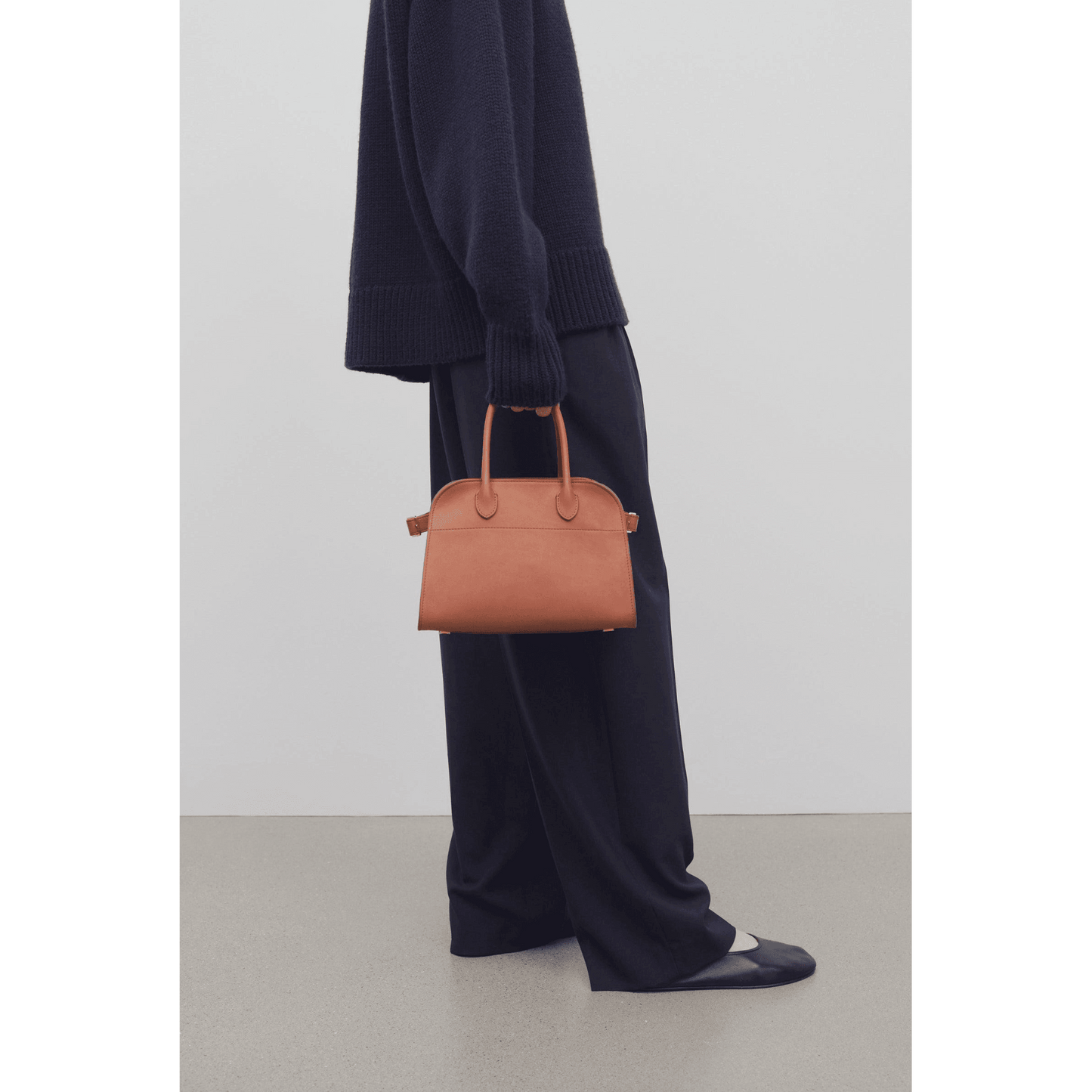 The Row Soft Margaux 10 Bag in Leather