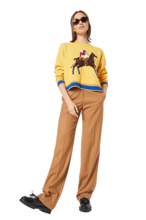 <tc>Ralph Lauren</tc> Suéter de lana de punto intarsia para mujer