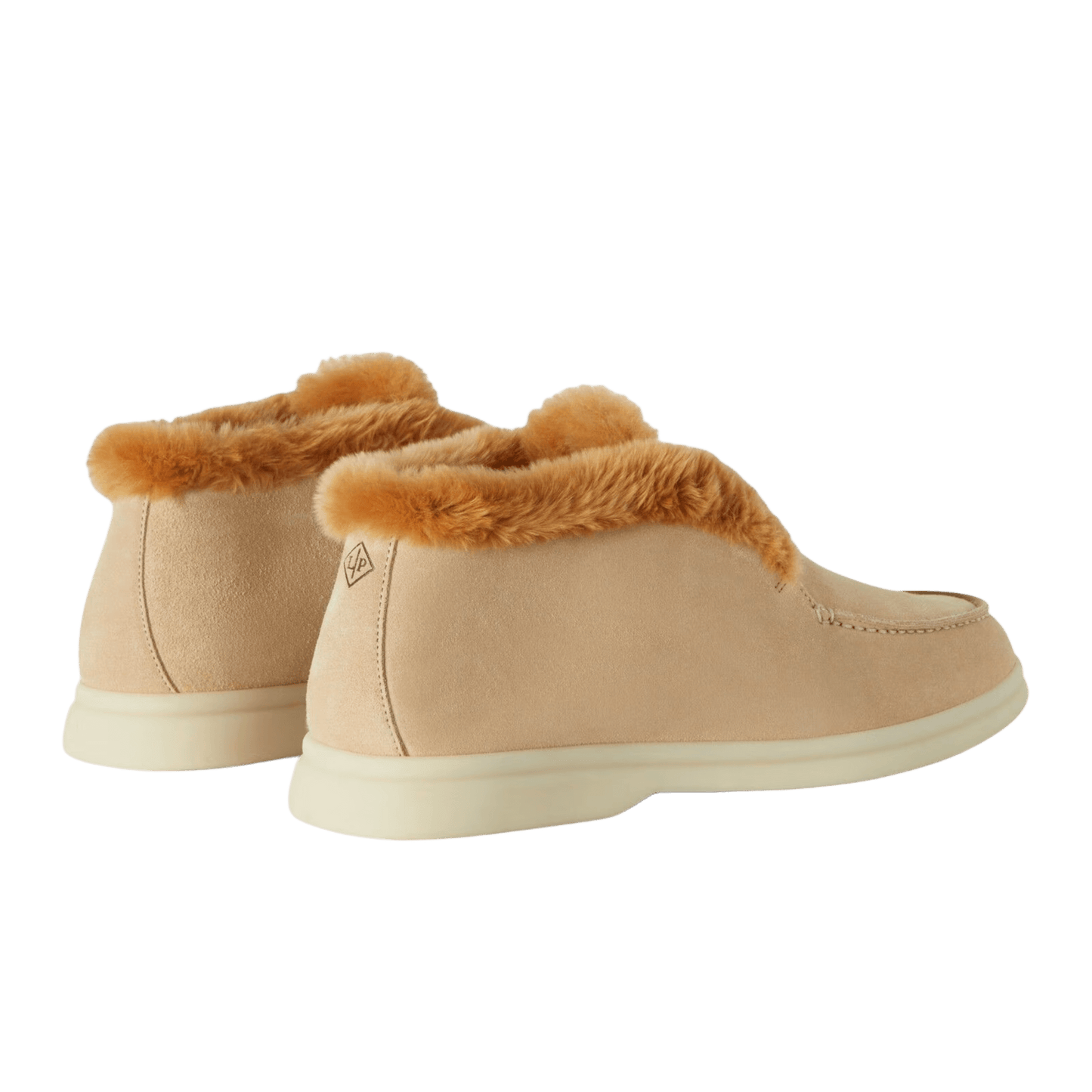 Loro Piana Women's Open Walk Ankle Boot (Suede with Beaver Fur)