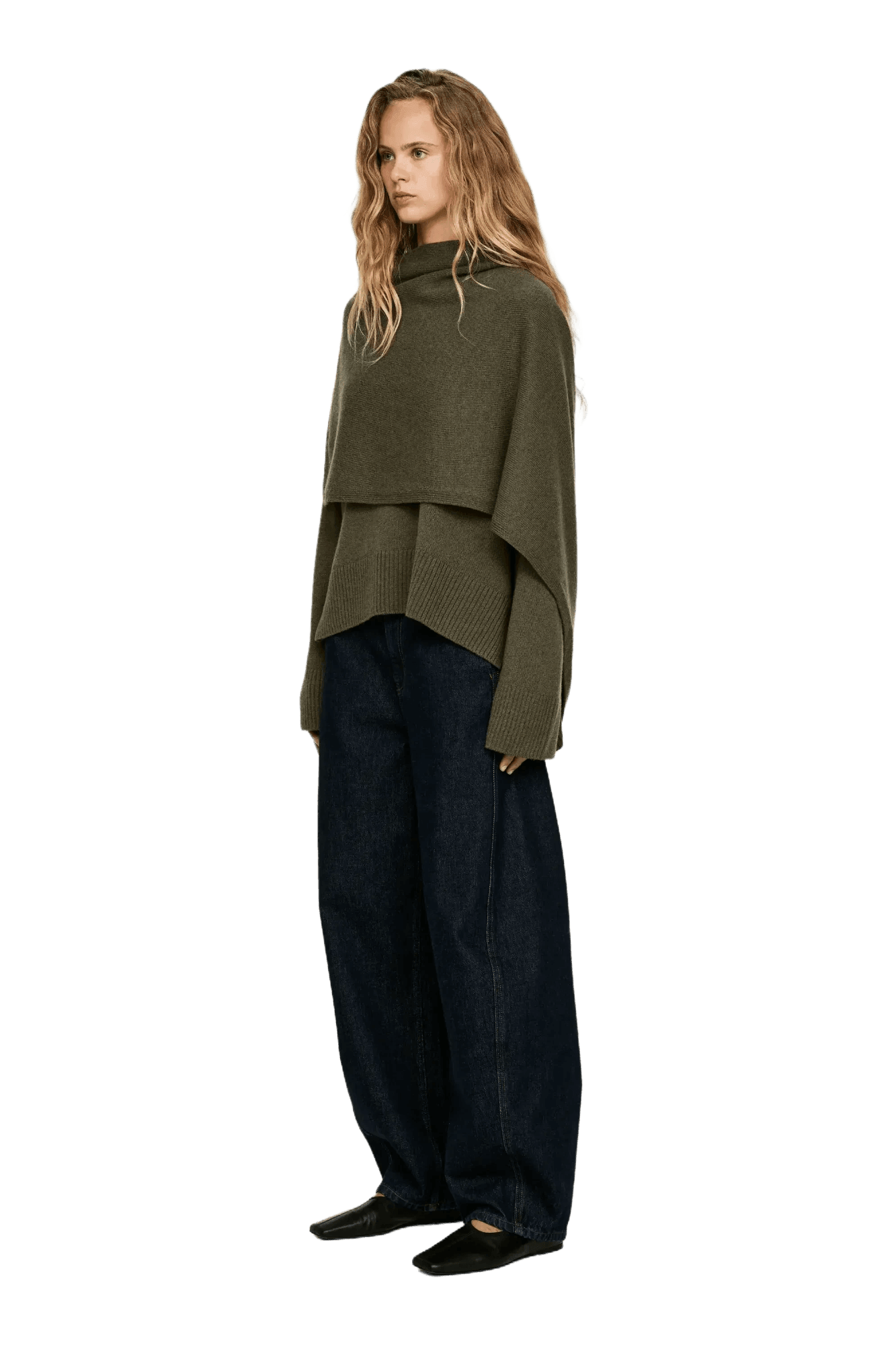 Arket Women's Wool Scarf Jumper