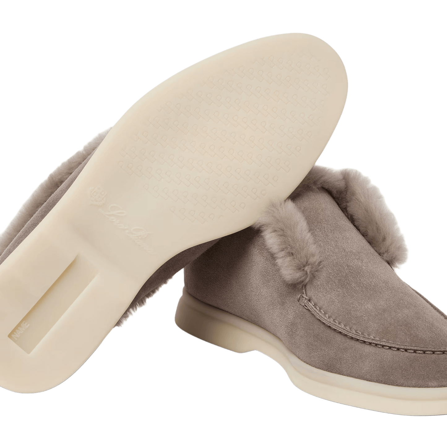 Loro Piana Women's Open Walk Ankle Boot (Suede with Beaver Fur)