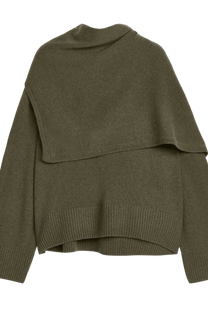 Arket Women's Wool Scarf Jumper