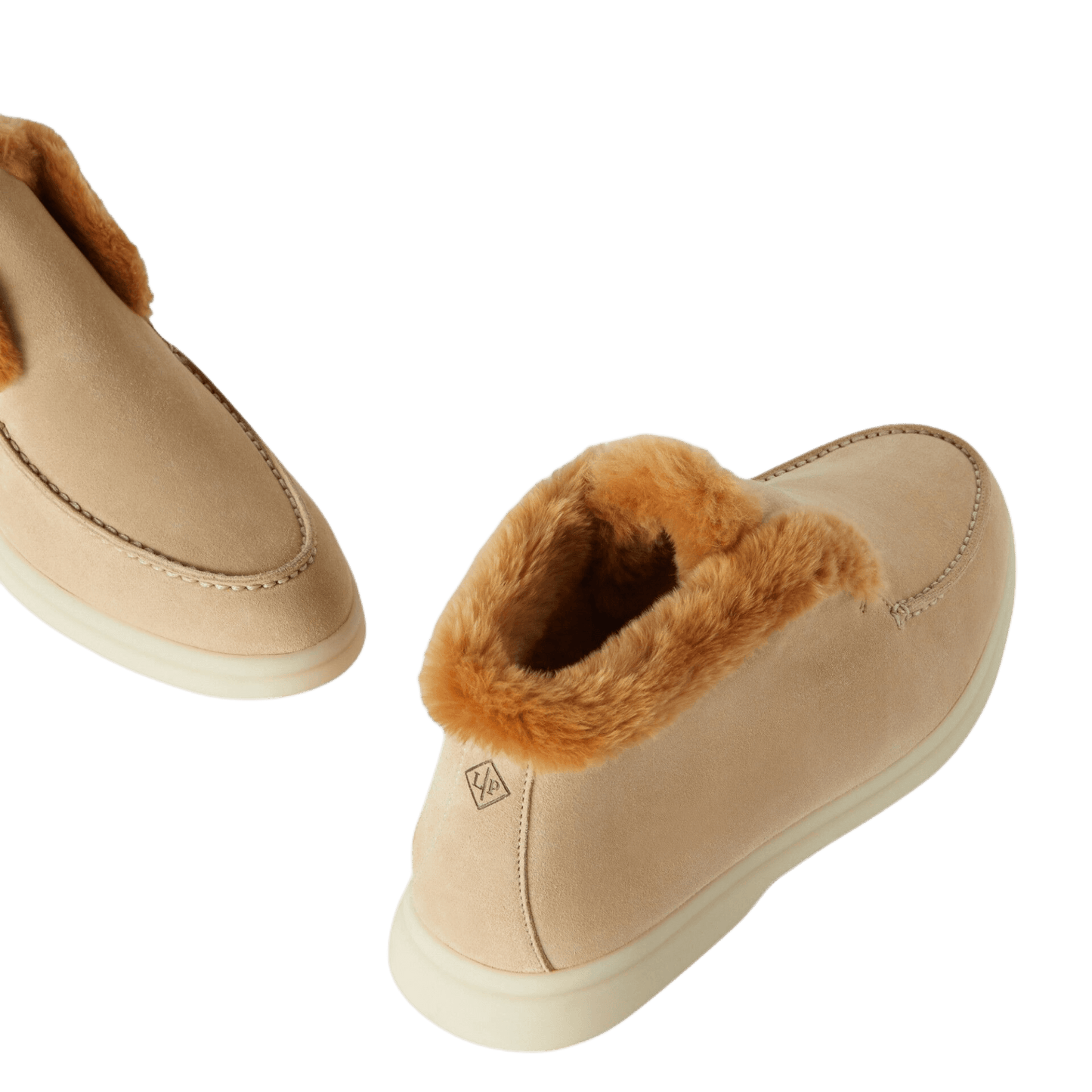 Loro Piana Women's Open Walk Ankle Boot (Suede with Beaver Fur)