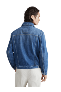 <tc>Brunello Cucinelli</tc> แจ็คเก็ตยีนส์สี่กระเป๋าสำหรับผู้ชาย