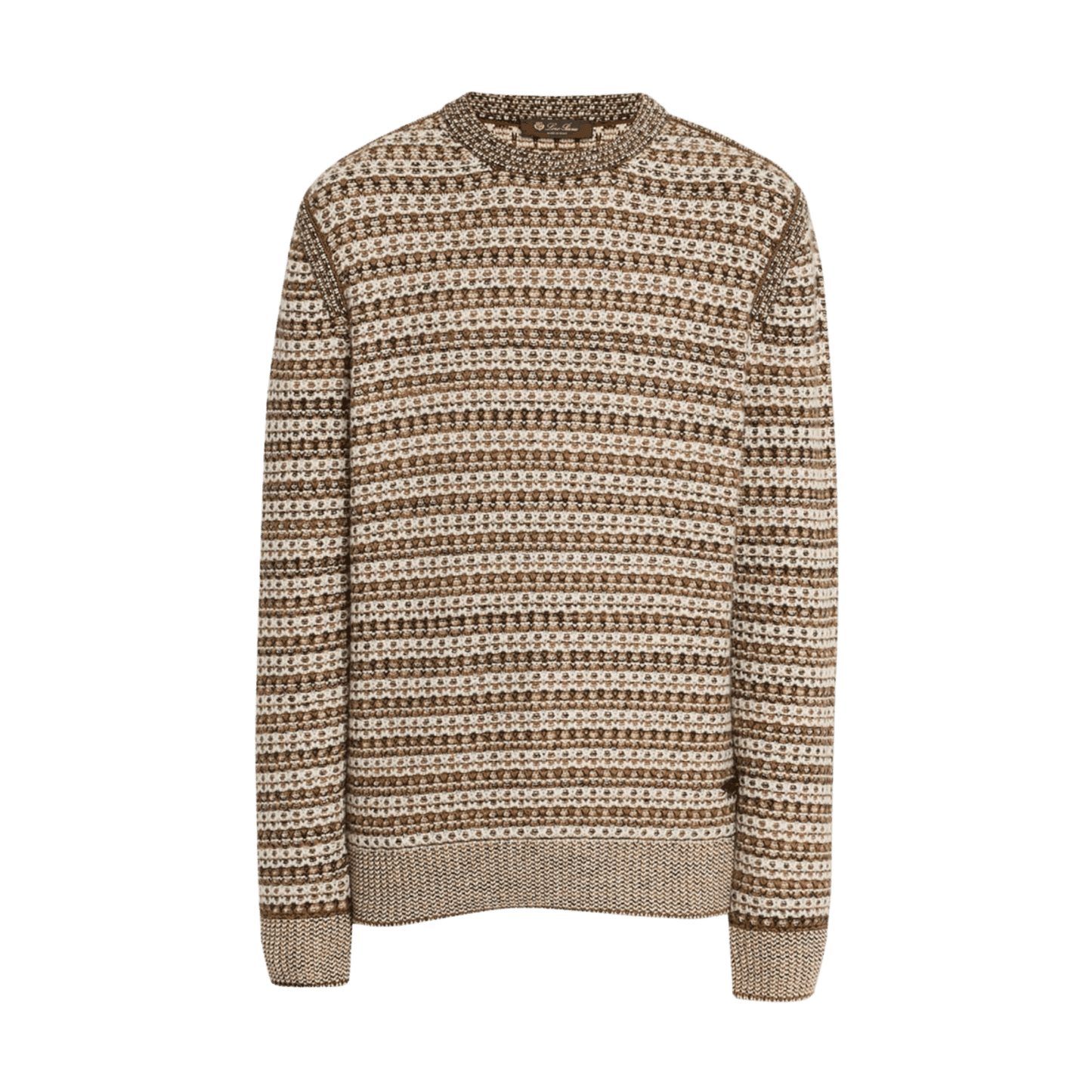 <tc>Loro Piana</tc> Suéter de cuello redondo de punto de cachemira Mancora para hombre