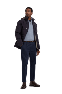 Brunello Cucinelli Men's Bonded Taffeta Down Jacket With Detachable Hood