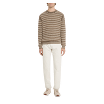 <tc>Loro Piana</tc> Suéter de cuello redondo de punto de cachemira Mancora para hombre