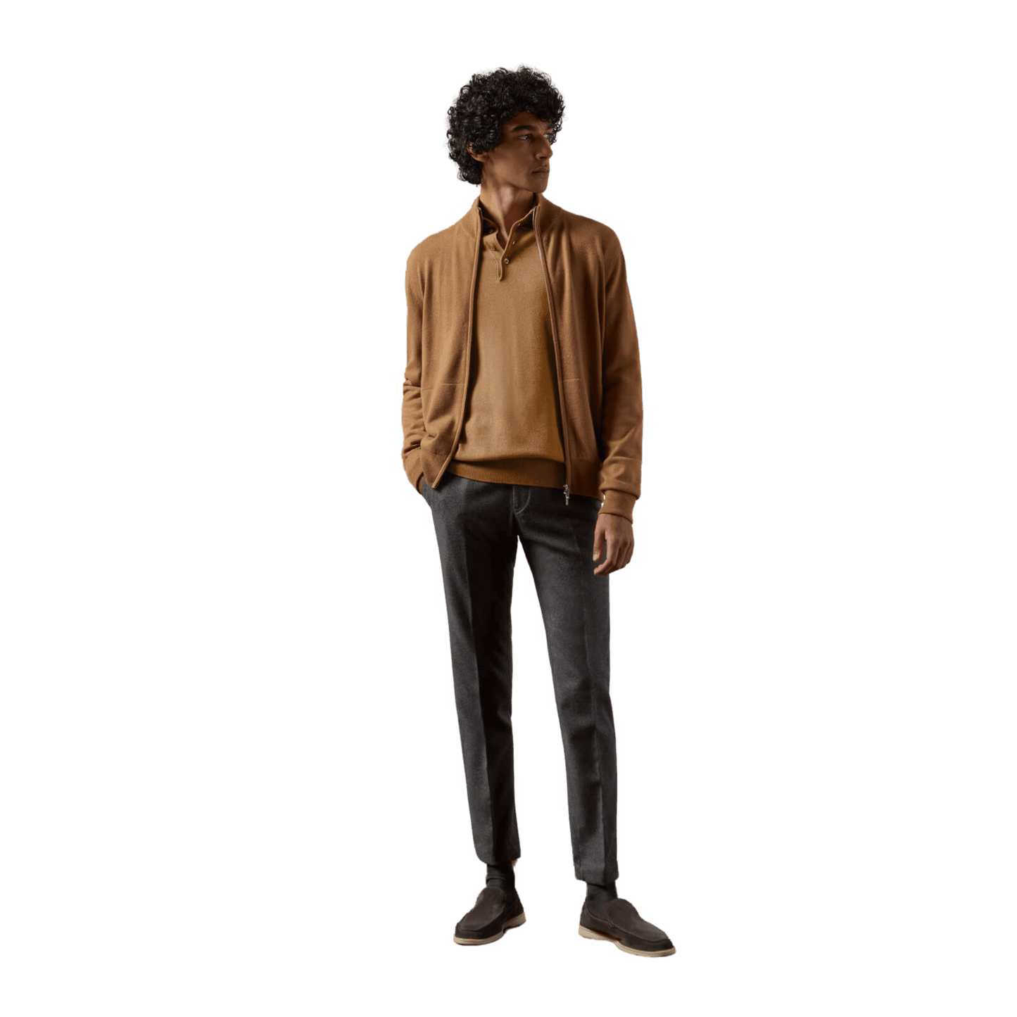 Loro Piana Men's Vicuña Polo Shirt