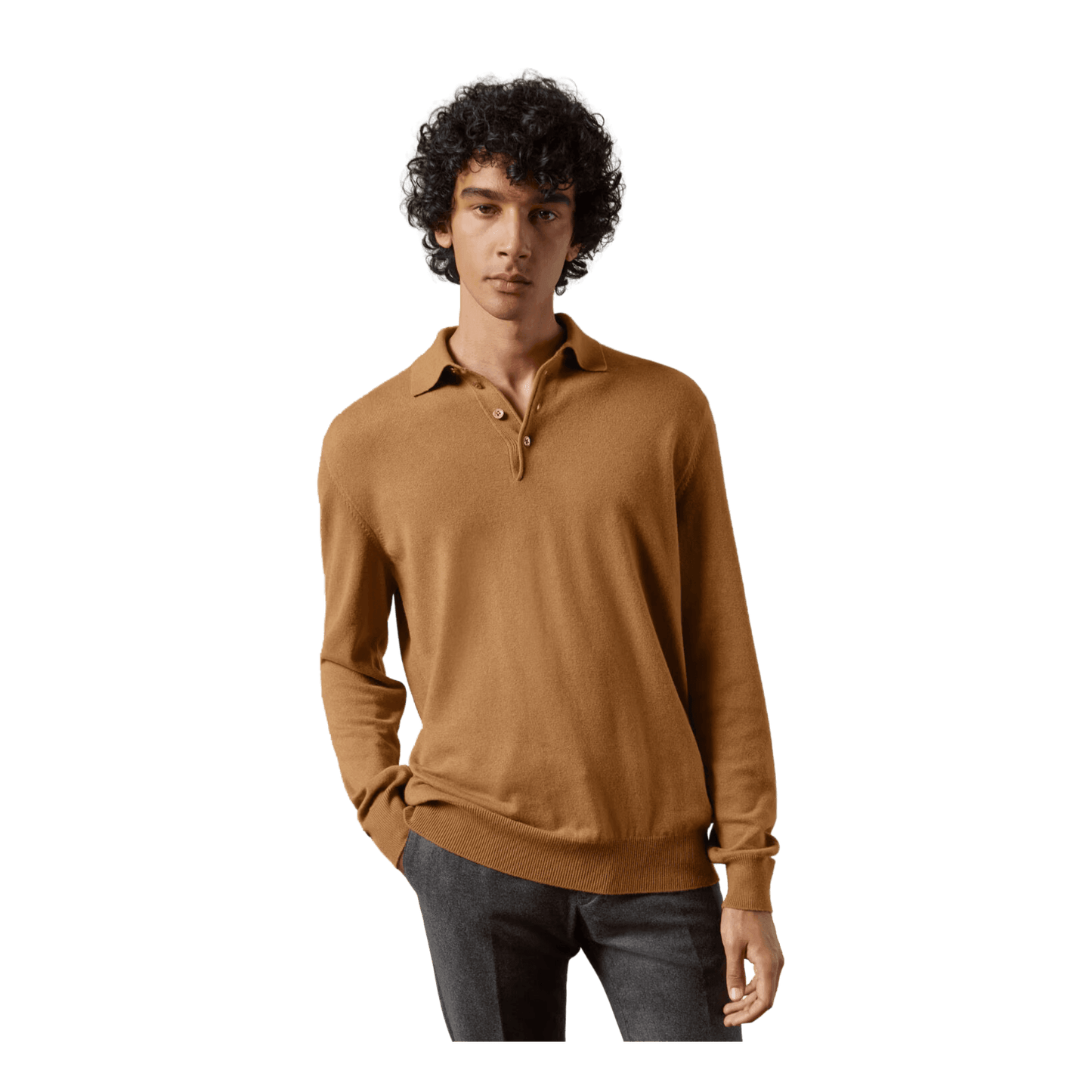 Loro Piana Men's Vicuña Polo Shirt