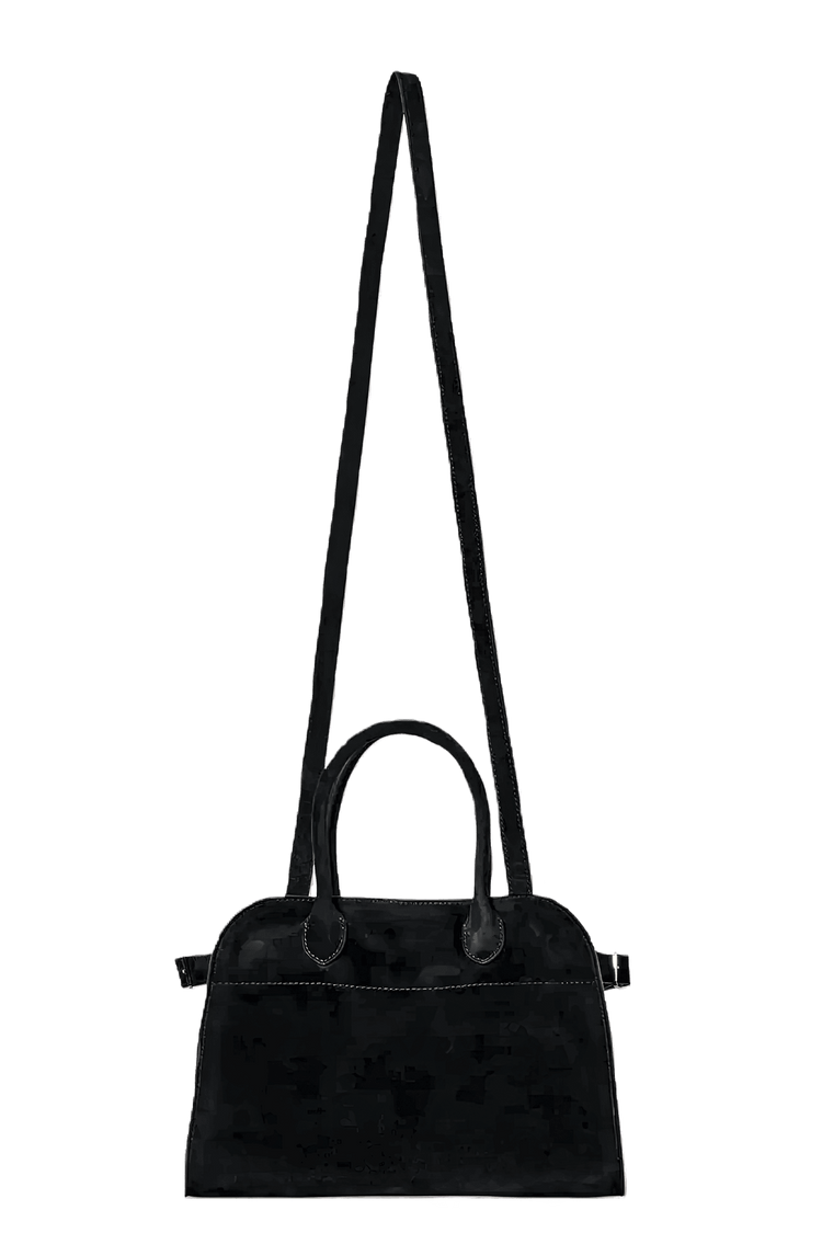 【THE ROW】ザ ロウ Soft Margaux 10 Bag in Suede ハンドバッグ Soft Margaux 10 Bag ブラック in Suede – The Row