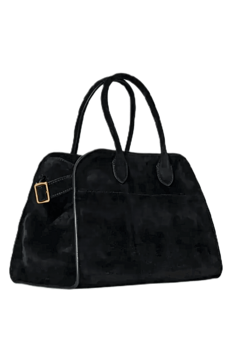 The Row Soft Margaux 10 Bag in Suede – Kinship JP