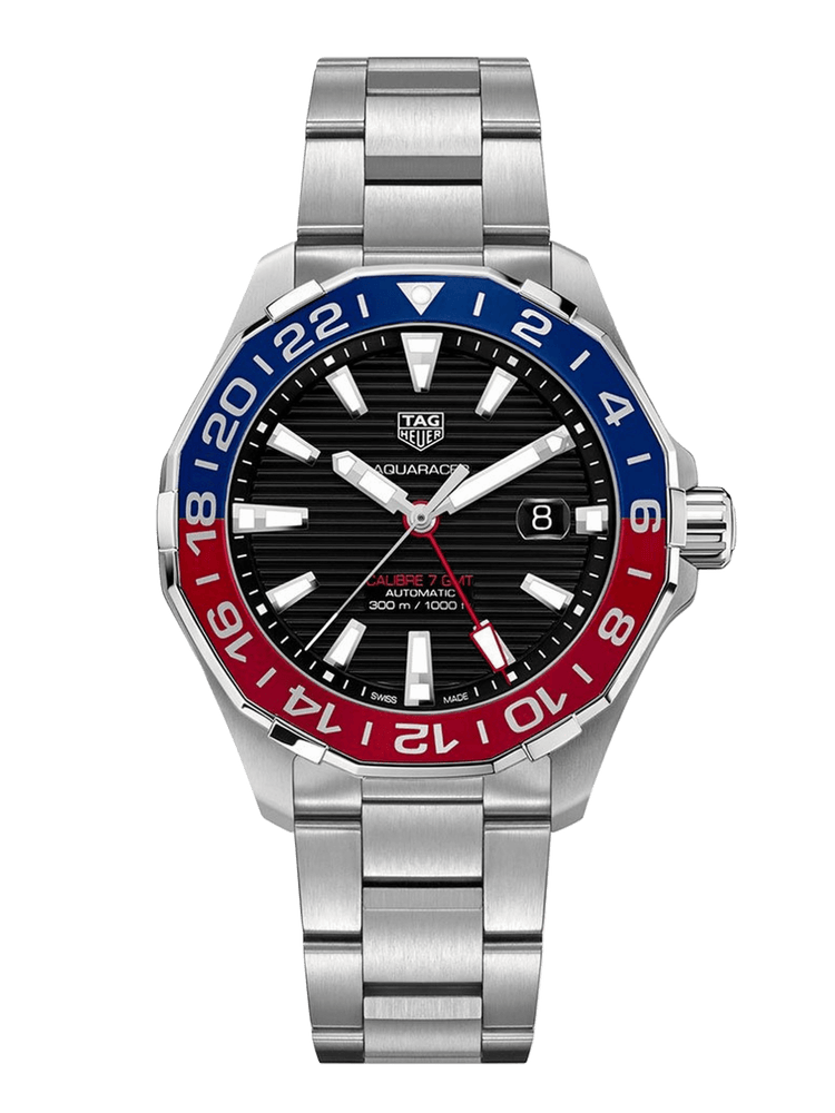 <tc>TAG Heuer</tc> Aquaracer Calibre 7 GMT 自動腕錶 43 毫米男士腕錶
