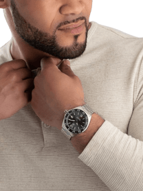 TAG Heuer Formula 1 Calibre 5 Automatic Men's Grey Steel Chronograph 43mm Watch