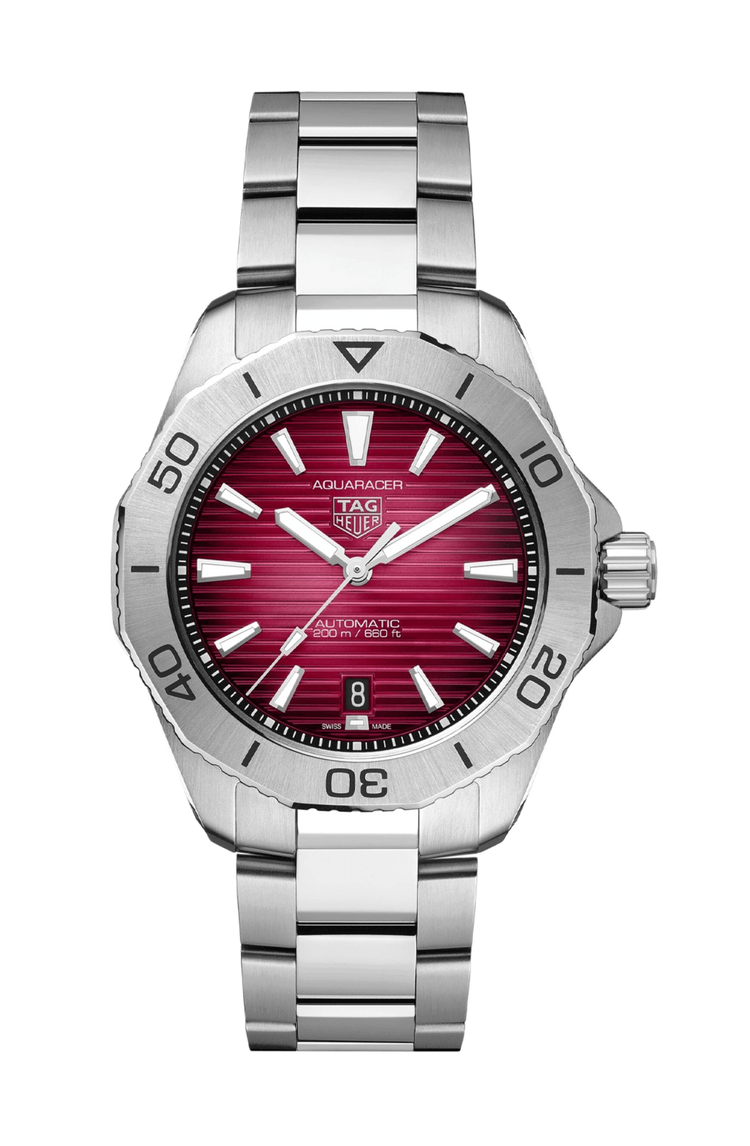 TAG Heuer Aquaracer Professional 200 Date 40mm Red Dial Men's Watch