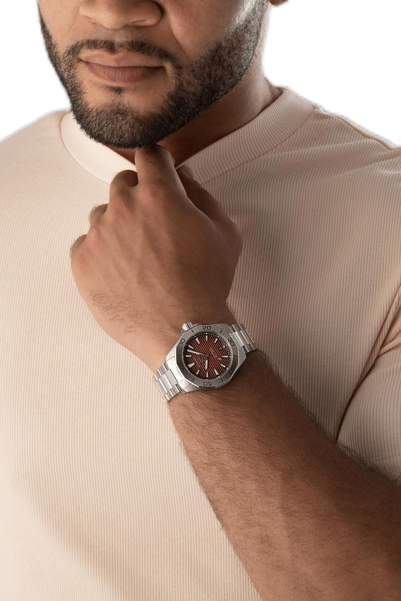 TAG Heuer Aquaracer Professional 200 Date 40mm Red Dial Men's Watch