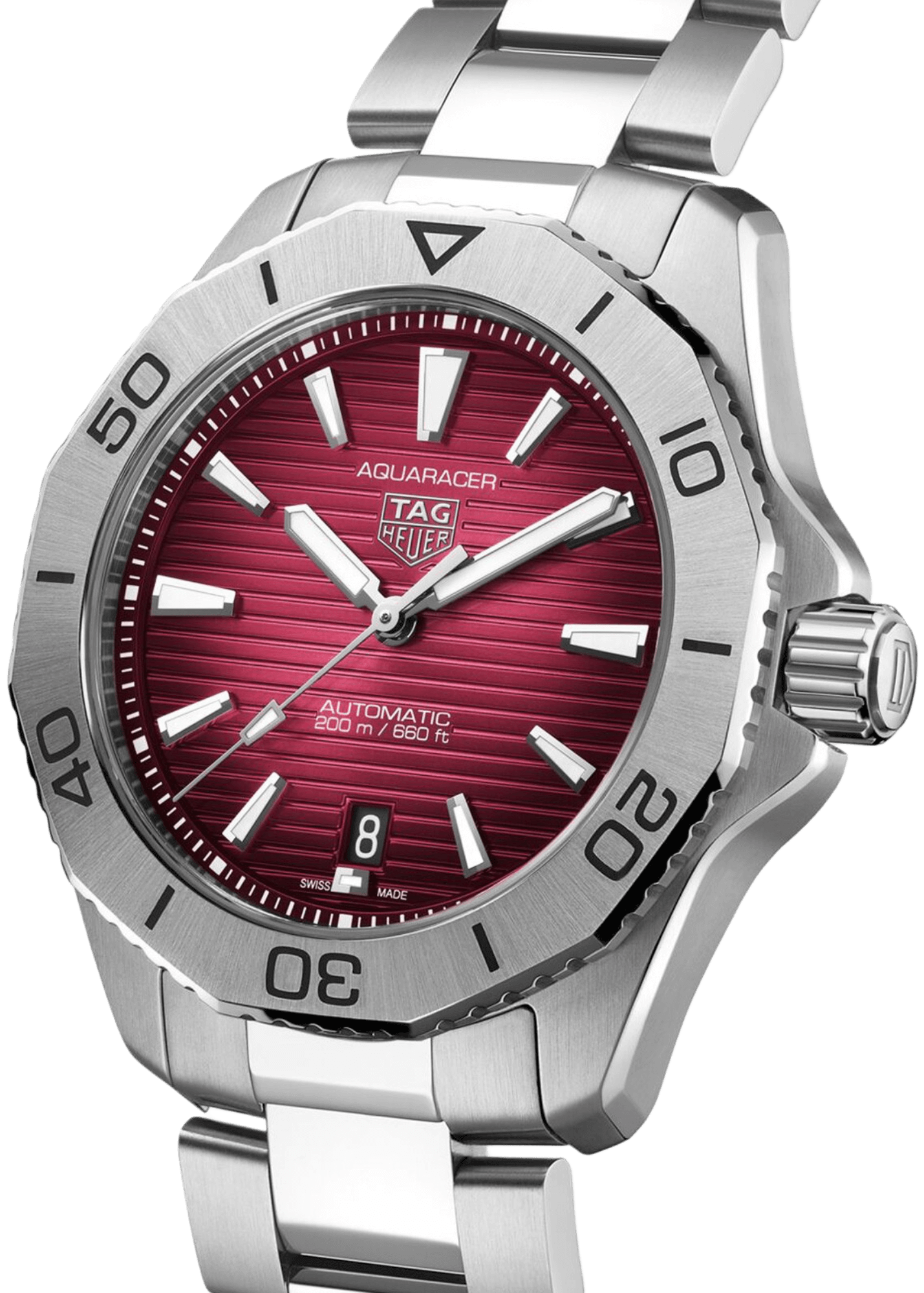 TAG Heuer Aquaracer Professional 200 Date 40mm Red Dial Men's Watch