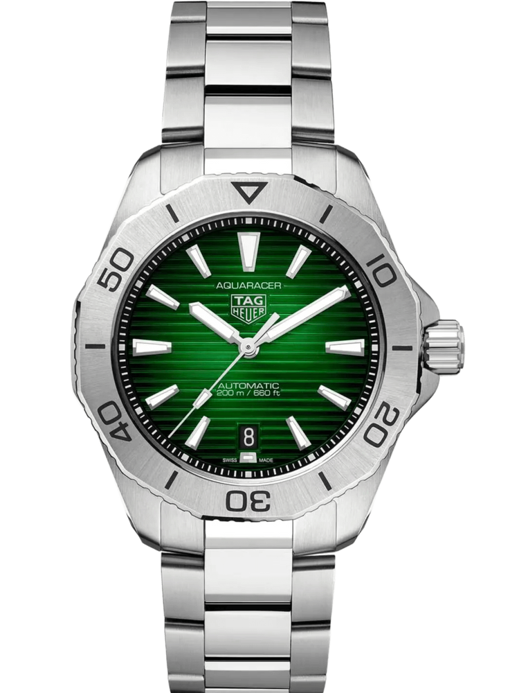 TAG Heuer Aquaracer Professional 200 Date 40mm Green Dial Men's Watch