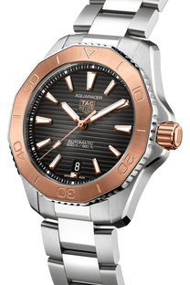 TAG Heuer Aquaracer Professional 200 Date 40mm 18k Rose Gold Black Dial Men's Watch