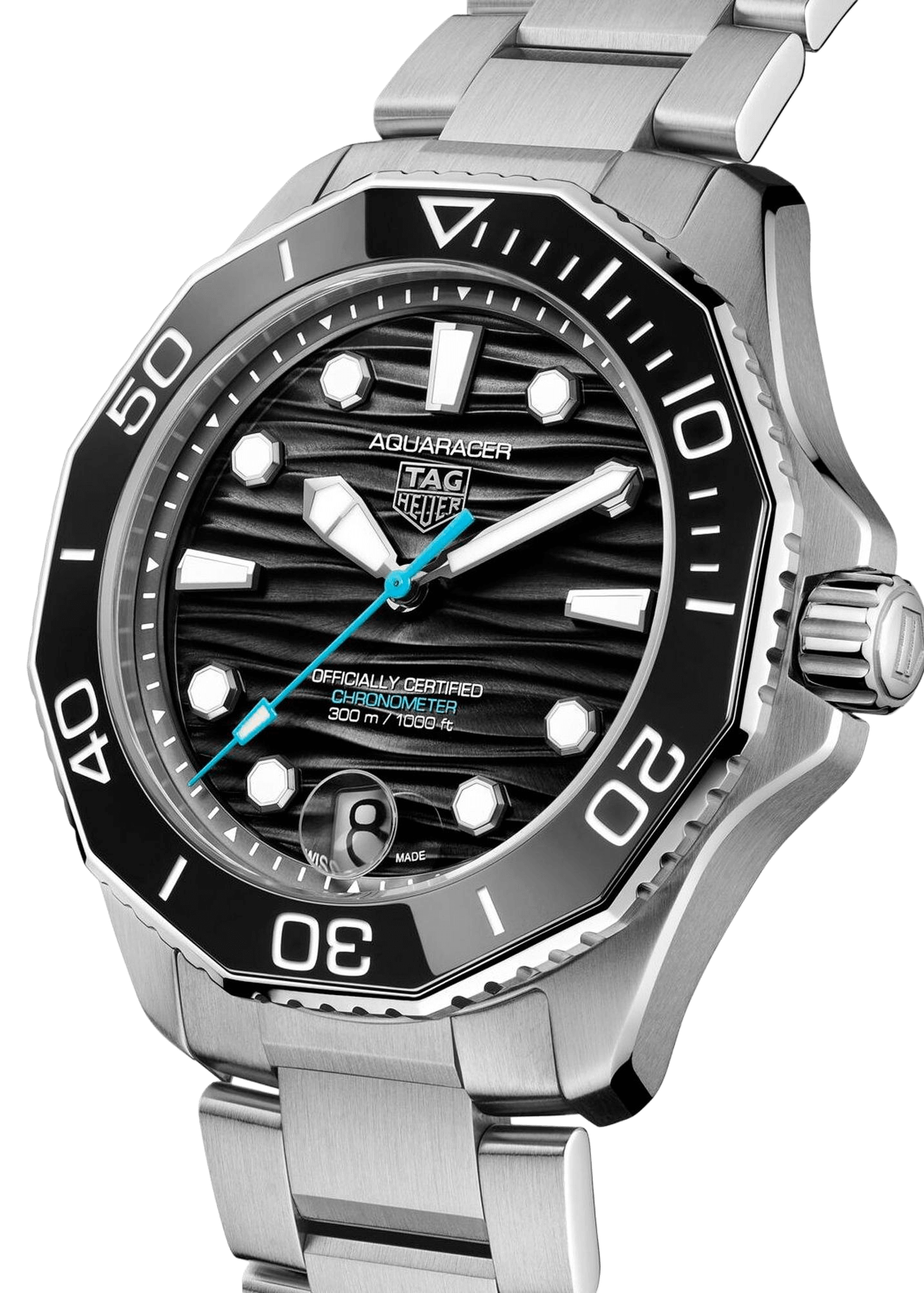 TAG Heuer Aquaracer Professional 300 Date 42mm Black Dial Men's Watch