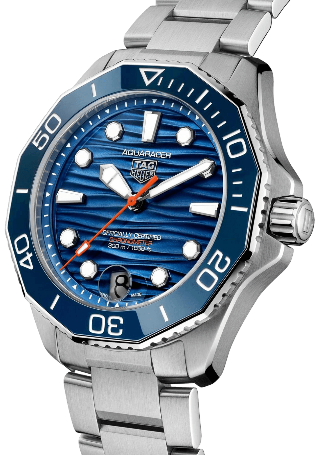 TAG Heuer Aquaracer Professional 300 Date 42mm Blue Dial Men's Watch