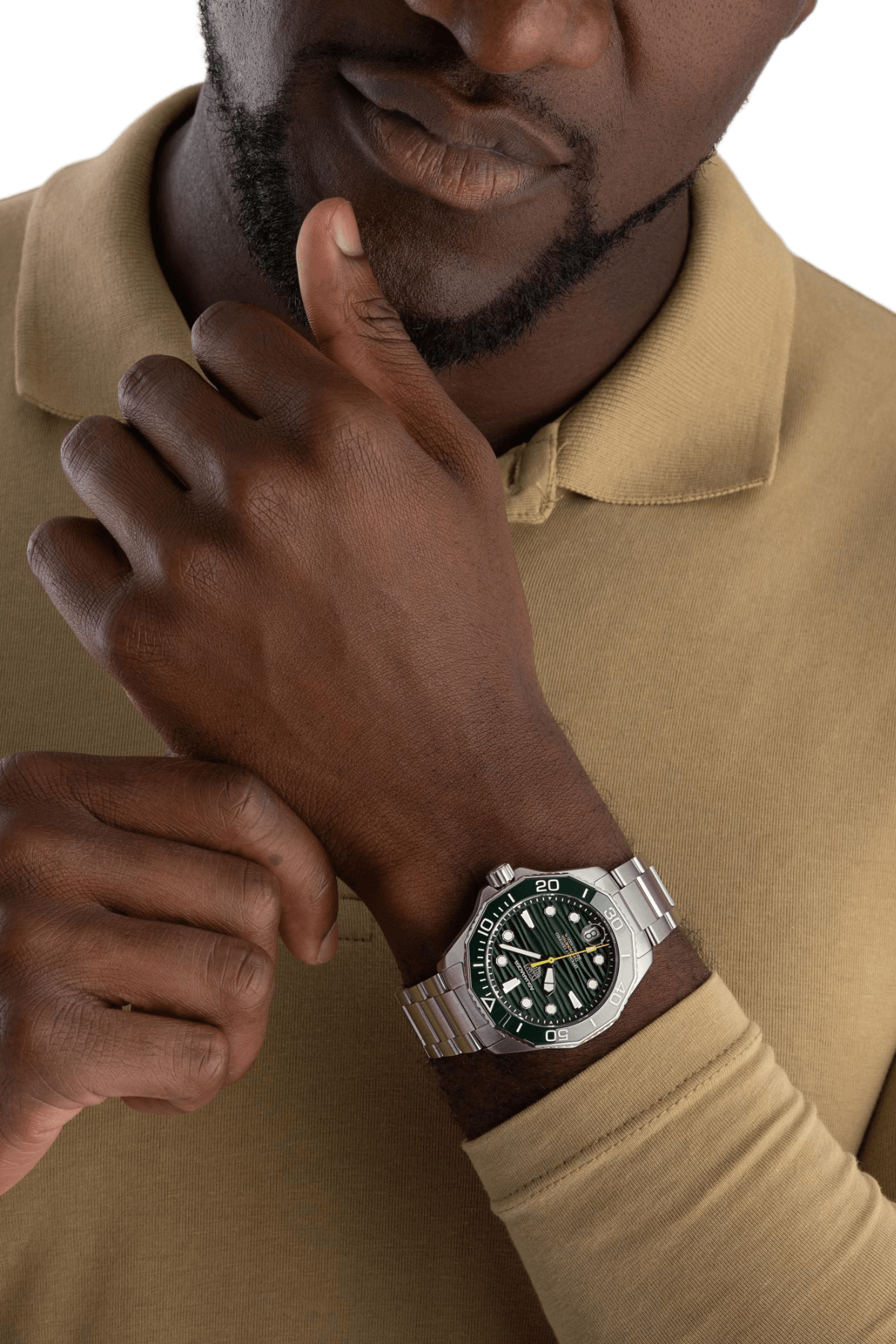 TAG Heuer Aquaracer Professional 300 Date 42mm Green Dial Men's Watch