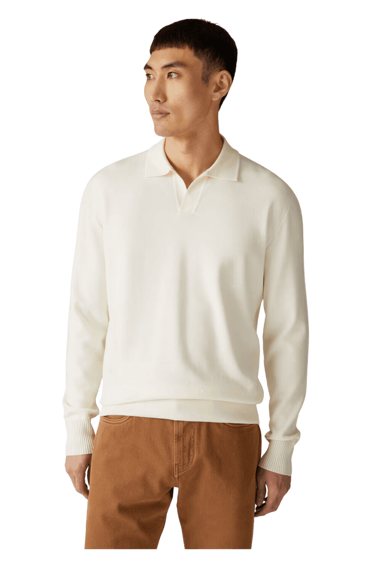 Loro Piana Men's Buttonless Polo-Shirt – Kinship JP Loro Piana Men's Buttonless Polo-Shirt – Kinship JP