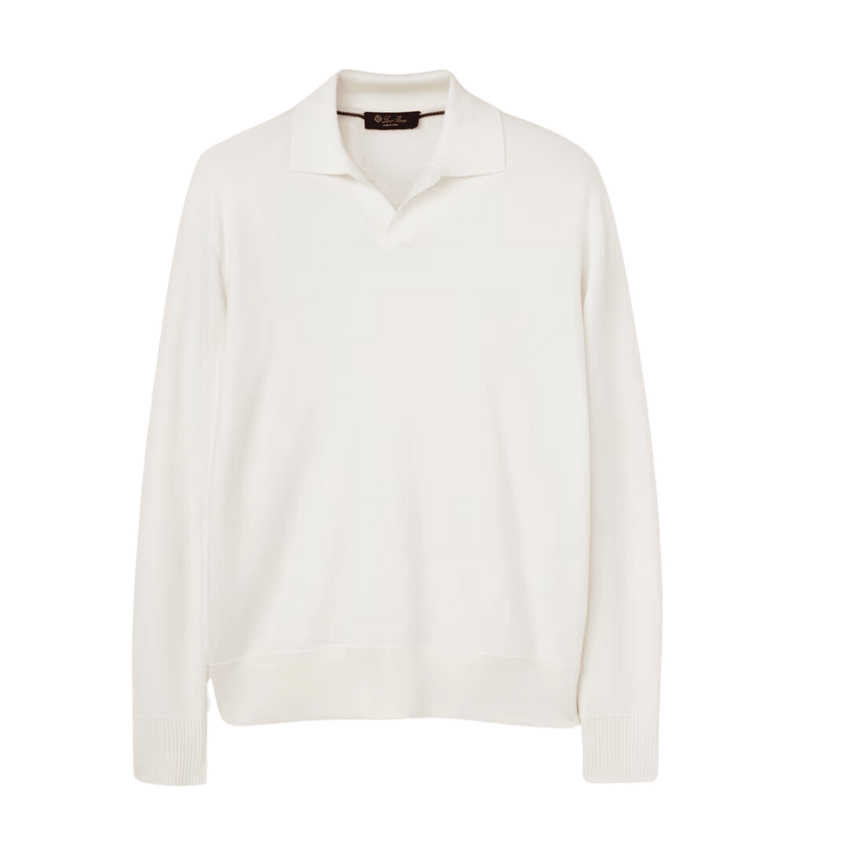 Loro Piana Men's Buttonless Polo-Shirt – Kinship JP Loro Piana Men's Buttonless Polo-Shirt – Kinship JP