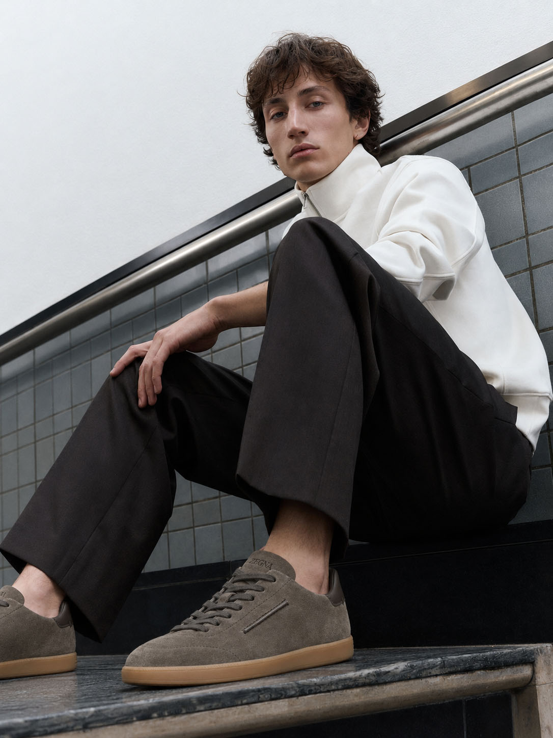 Zegna Men's 232 Suede Sneakers – Kinship