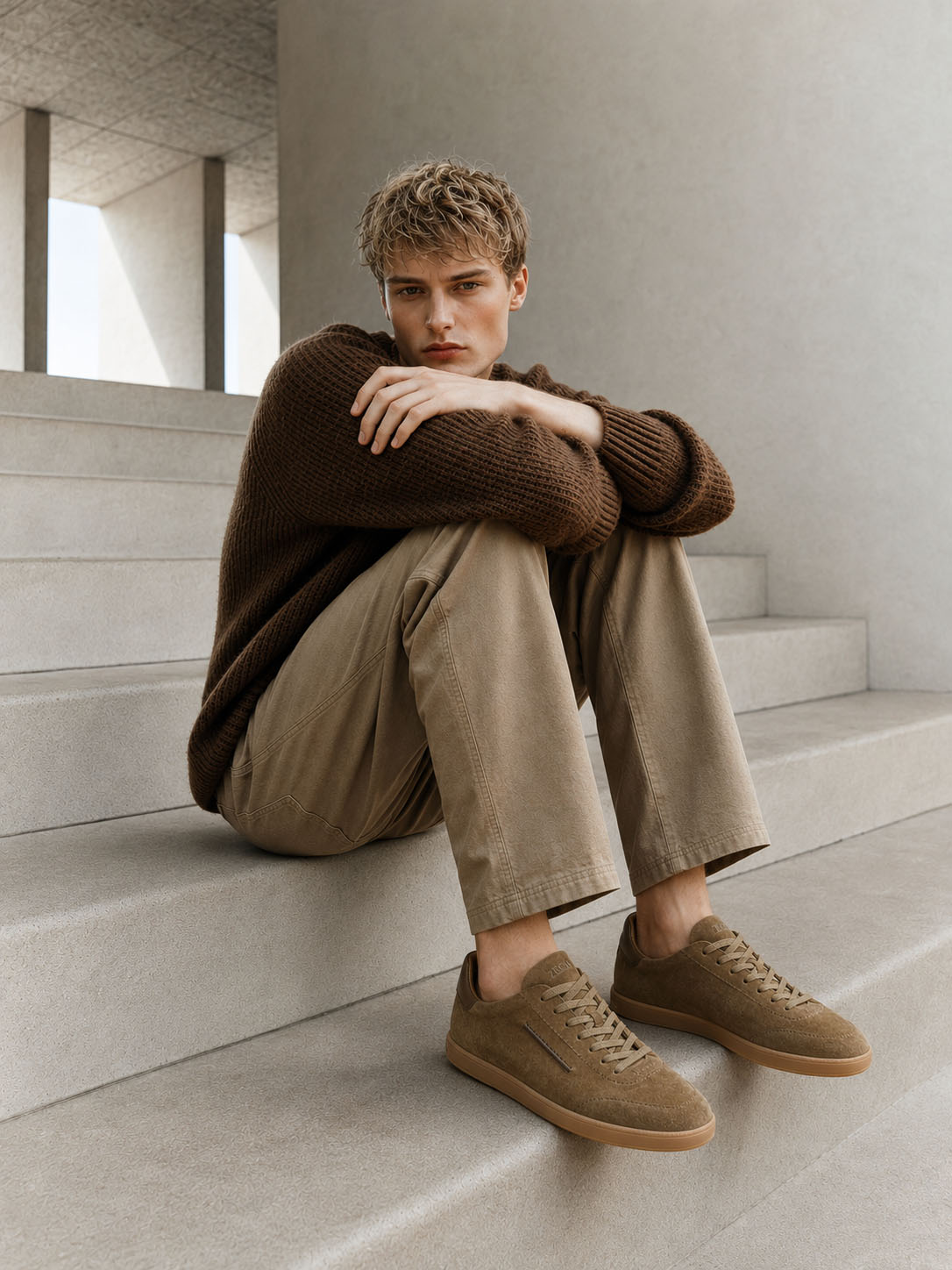 Zegna Men's 232 Suede Sneakers – Kinship