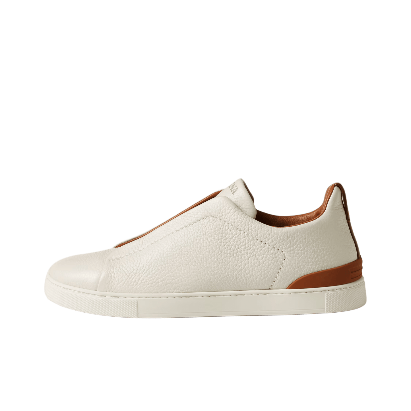 Zegna Men's Deerskin Triple Stitch Sneakers