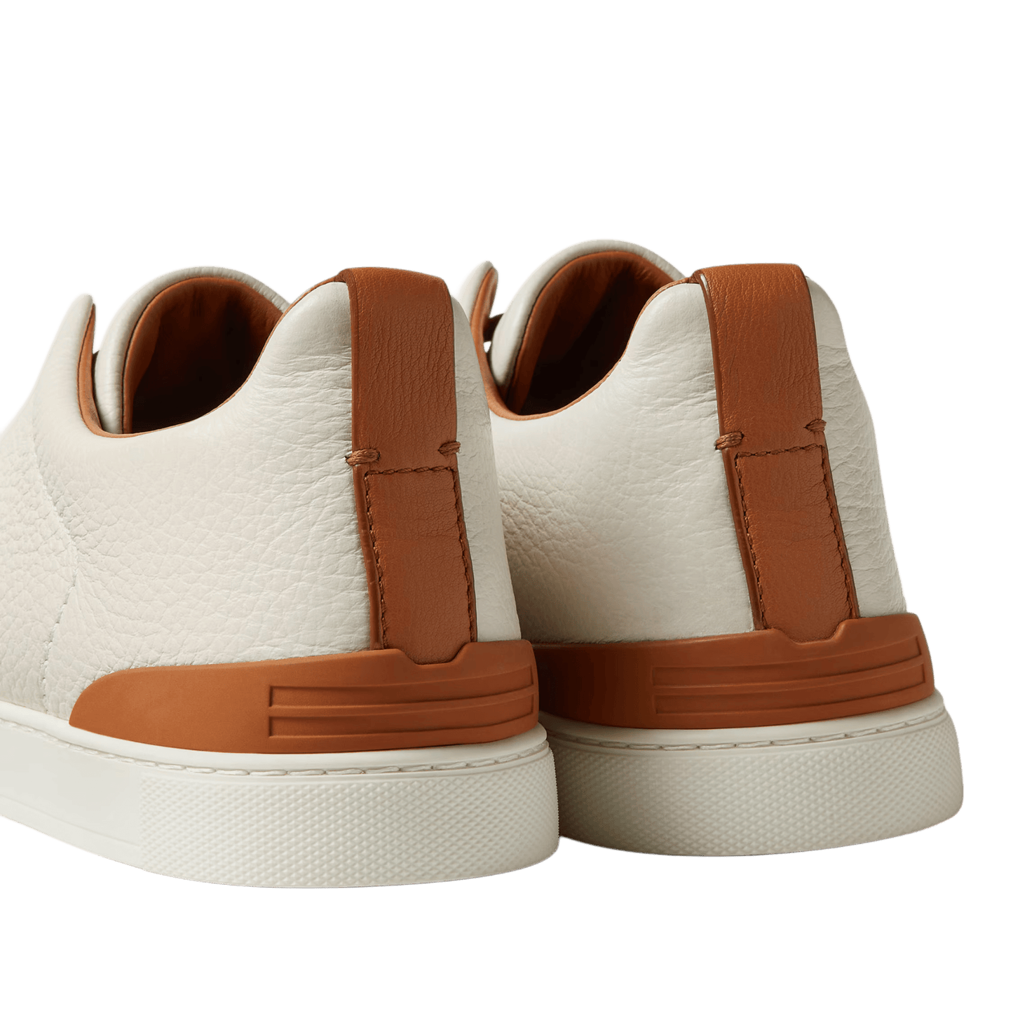 Zegna Men's Deerskin Triple Stitch Sneakers