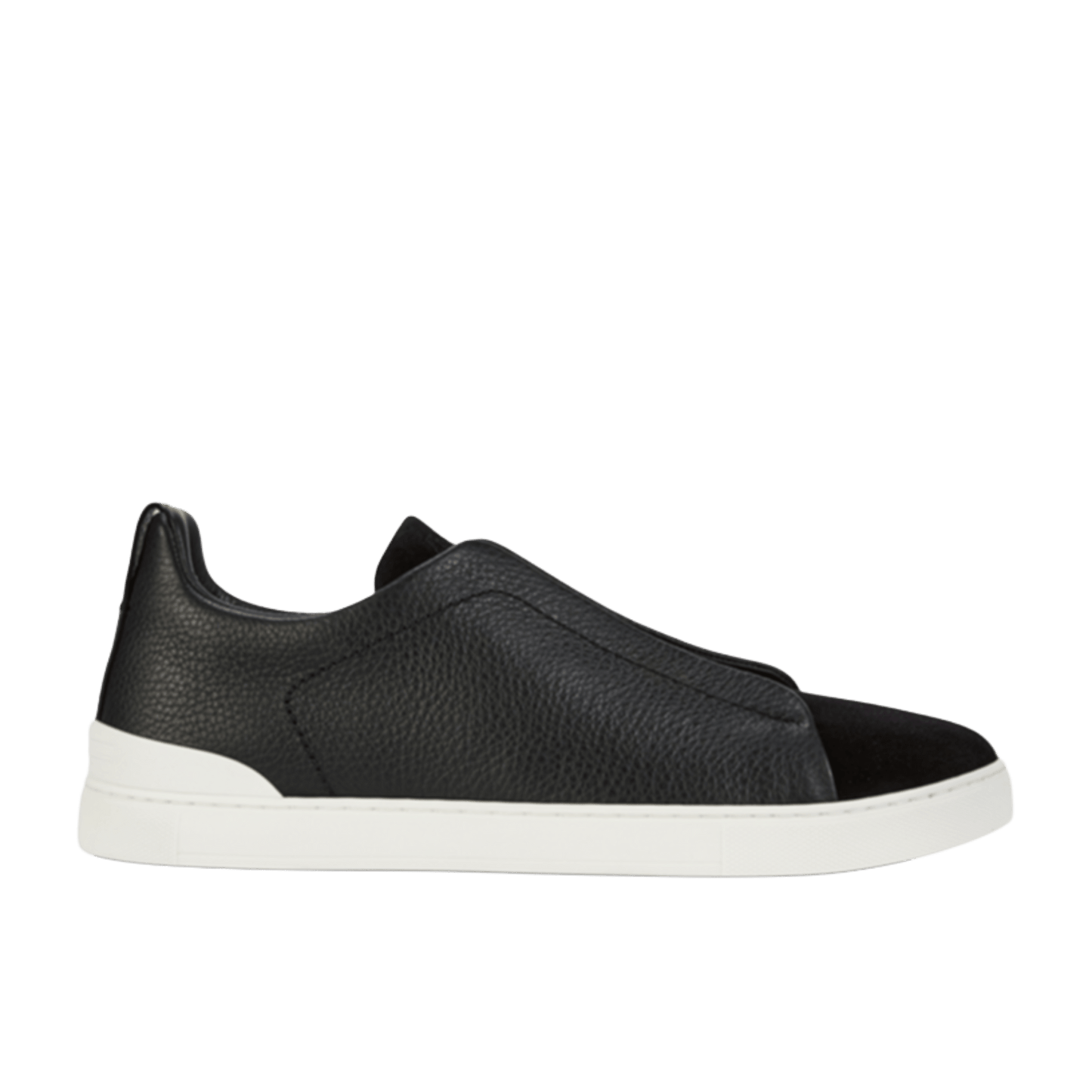 Zegna Men's Leather and Suede Triple Stitch Sneakers