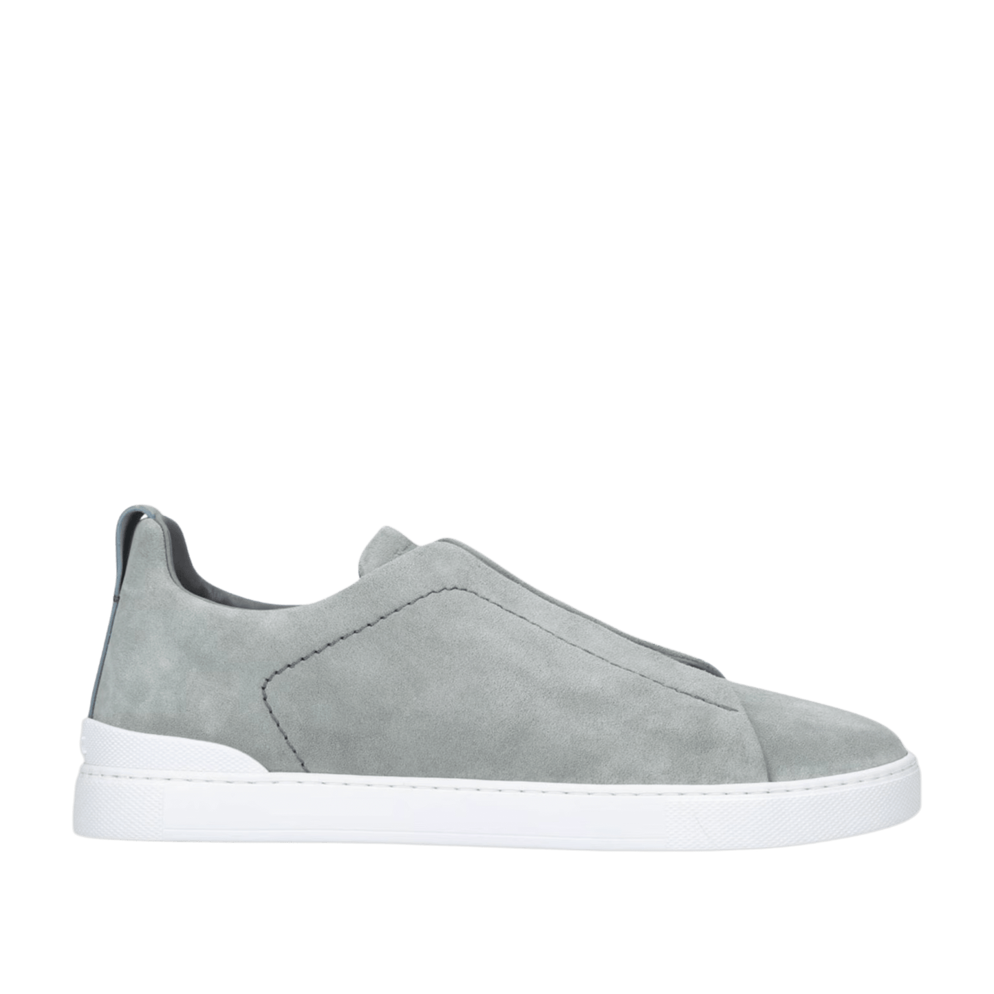 Zegna Men's Suede Triple Stitch Sneakers