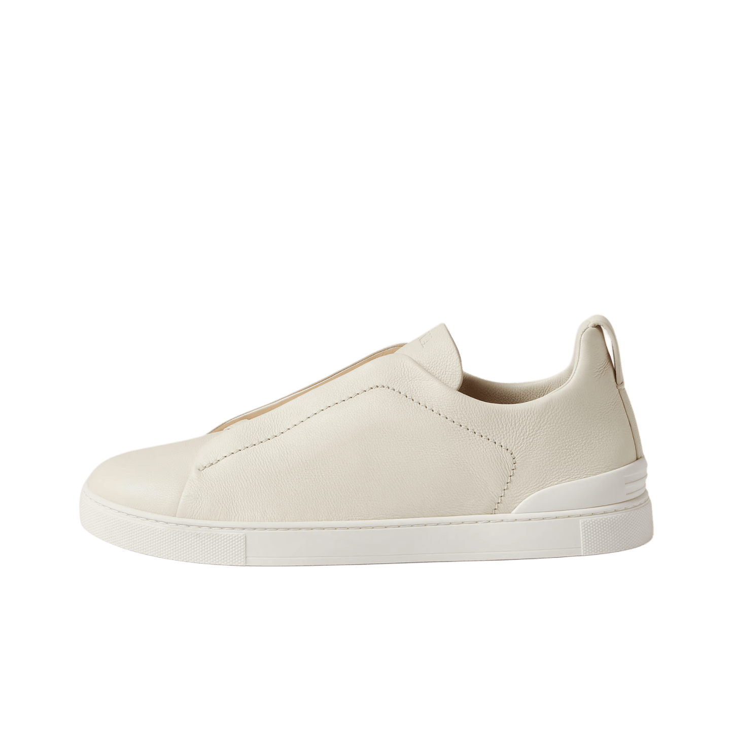 Zegna Men's Triple Stitch SECONDSKIN Leather Sneakers